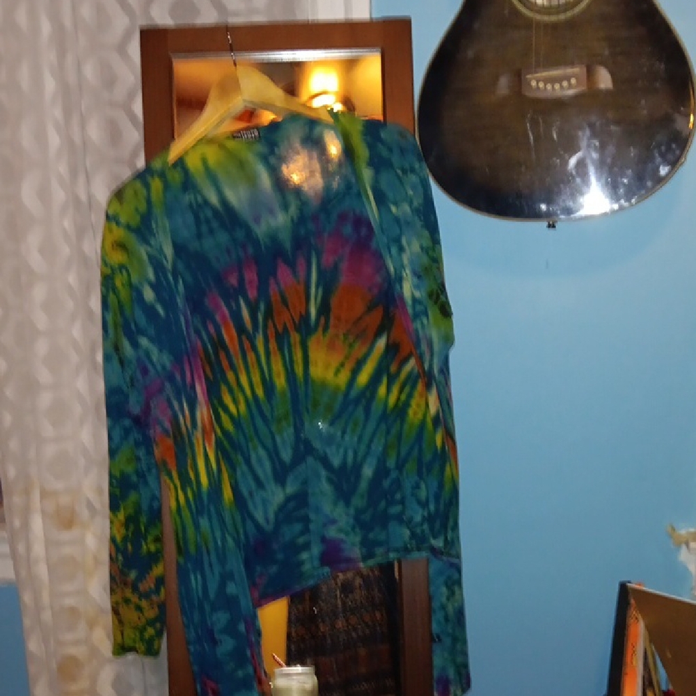 Vibrant Tie-Dye Women's Tunic